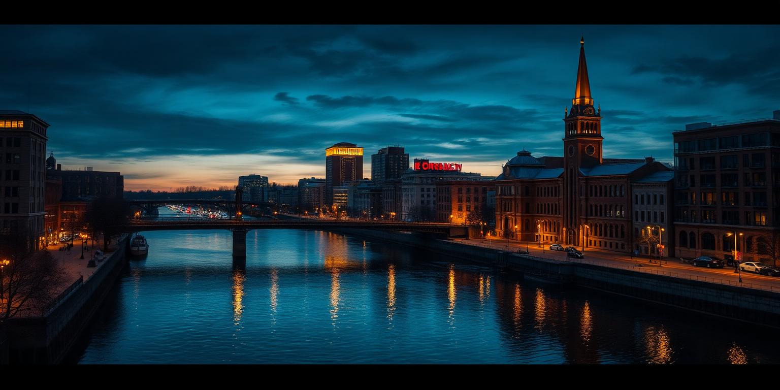 South Bend, Indiana skyline